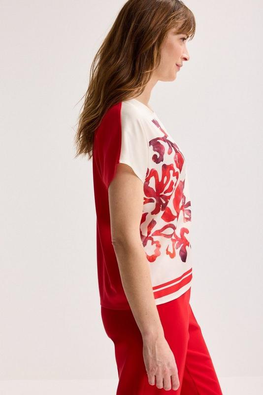 T-shirts korte mouw rood Mayerline
