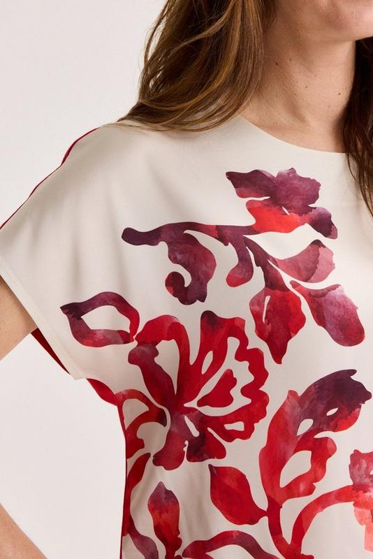 T-shirts korte mouw rood Mayerline