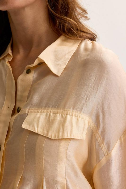 Blouses lange mouw goud Mayerline