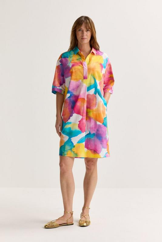 Jurken korte mouw multicolor Mayerline