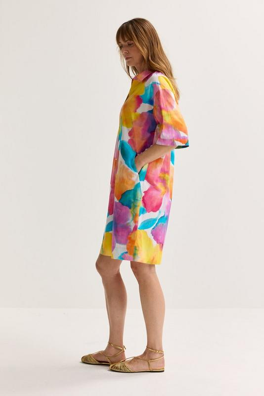 Jurken korte mouw multicolor Mayerline