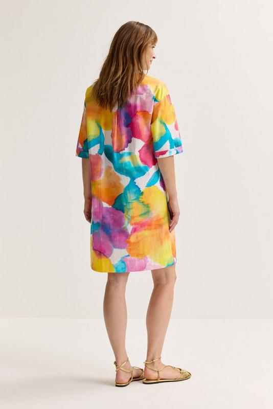 Jurken korte mouw multicolor Mayerline