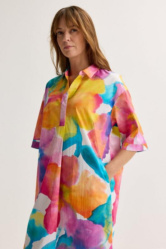 Jurken korte mouw multicolor Mayerline