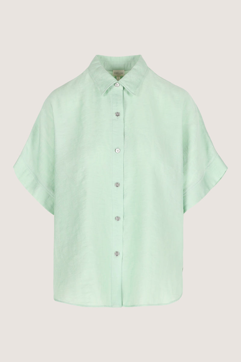 Blouses lange mouw blauw Améline