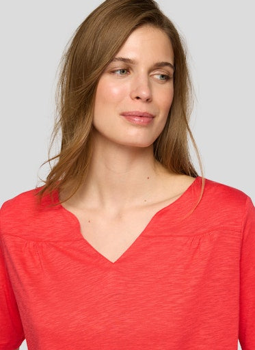 T-shirts korte mouw oranje Rabe