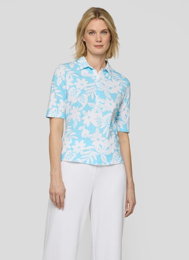 Polo's korte mouw blauw Rabe