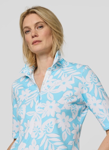 Polo's korte mouw blauw Rabe