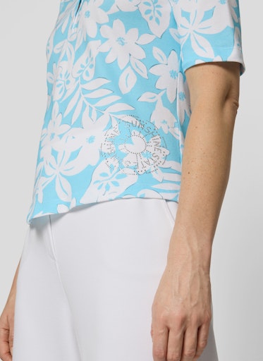 Polo's korte mouw blauw Rabe