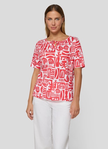 T-shirts korte mouw oranje Rabe