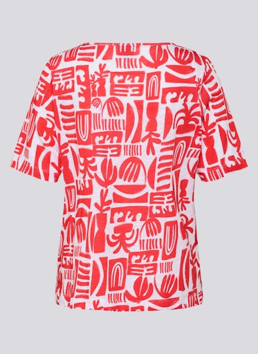 T-shirts korte mouw oranje Rabe