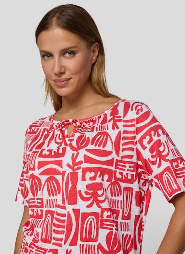 T-shirts korte mouw oranje Rabe