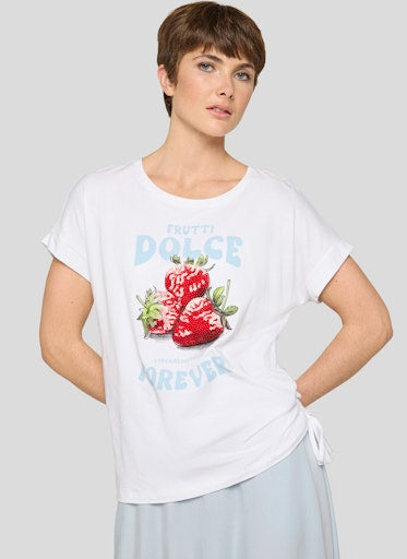 T-shirts korte mouw wit Rabe