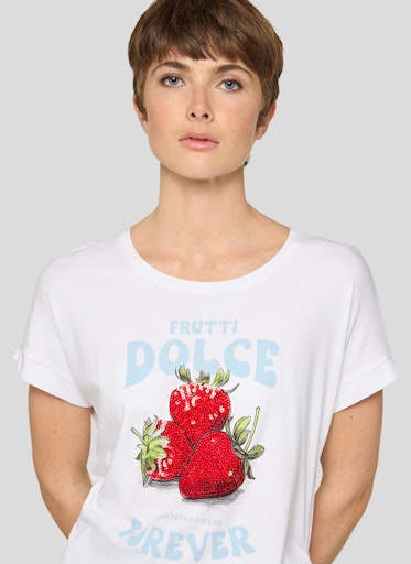 T-shirts korte mouw wit Rabe