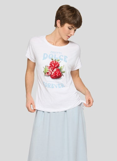 T-shirts korte mouw wit Rabe