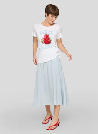 T-shirts korte mouw wit Rabe