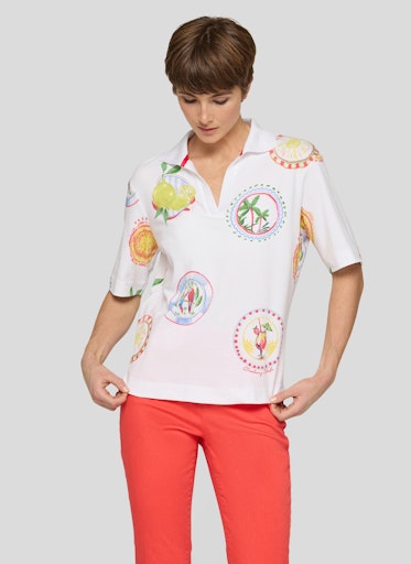 T-shirts korte mouw wit Rabe