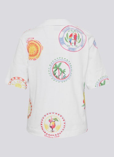 T-shirts korte mouw wit Rabe