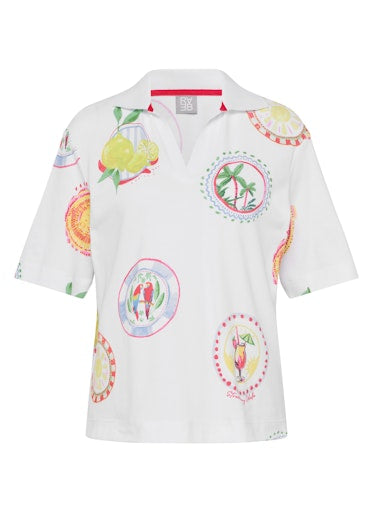 T-shirts korte mouw wit Rabe