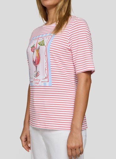 T-shirts korte mouw oranje Rabe