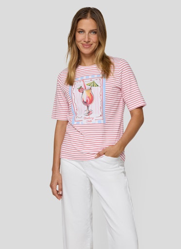 T-shirts korte mouw oranje Rabe