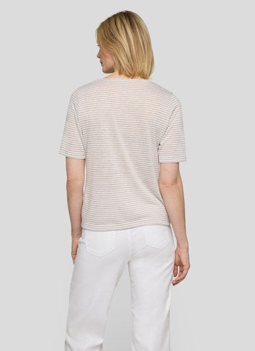 T-shirts korte mouw beige Rabe