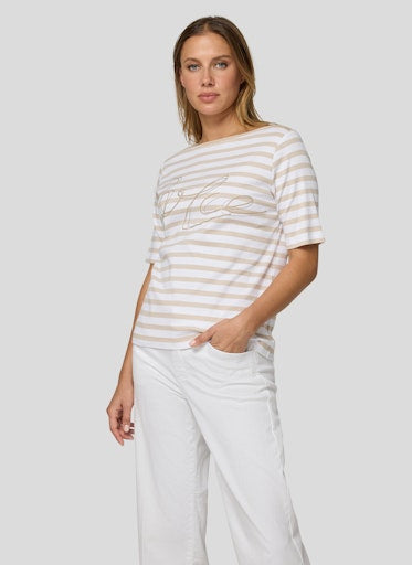 T-shirts korte mouw beige Rabe