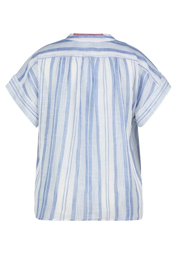 Blouses korte mouw blauw Rabe