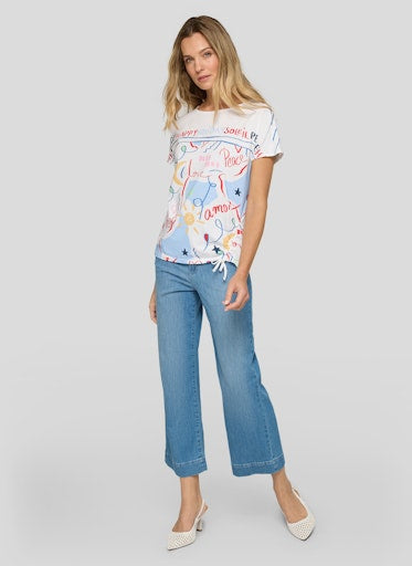 T-shirts korte mouw wit Rabe