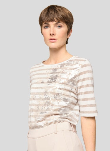 T-shirts korte mouw beige Rabe