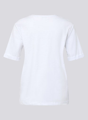 T-shirts korte mouw wit Rabe