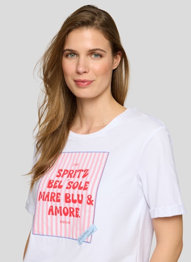 T-shirts korte mouw wit Rabe