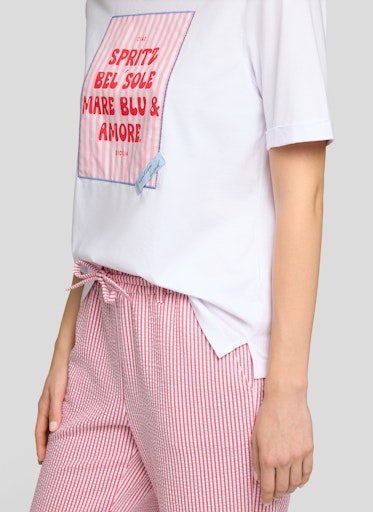 T-shirts korte mouw wit Rabe