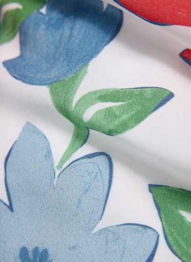 Blouses korte mouw blauw Rabe