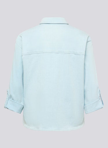 Blouses lange mouw blauw Rabe
