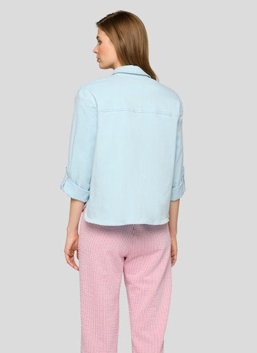 Blouses lange mouw blauw Rabe
