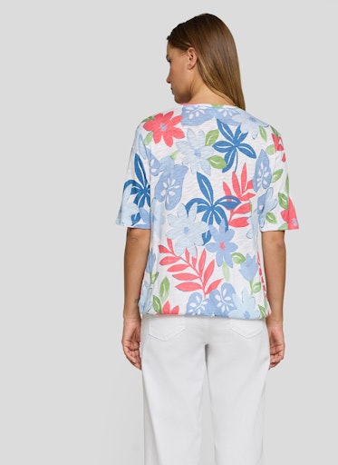 T-shirts lange mouw blauw Rabe