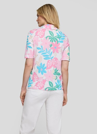 T-shirts korte mouw paars Rabe