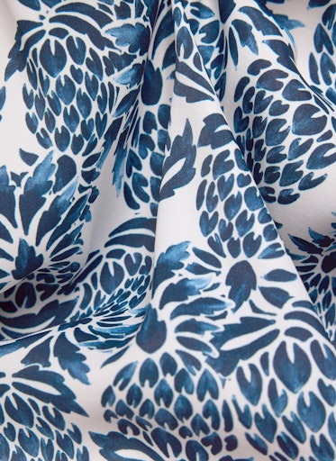 Jurken lange mouw blauw Rabe