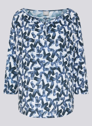 T-shirts lange mouw blauw Rabe