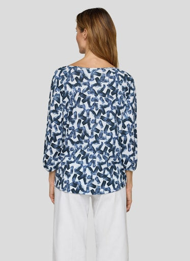 T-shirts lange mouw blauw Rabe