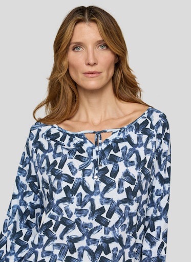 T-shirts lange mouw blauw Rabe