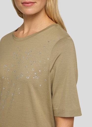 T-shirts korte mouw groen Rabe