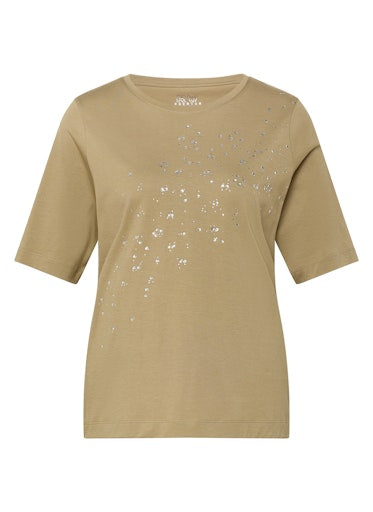 T-shirts korte mouw groen Rabe