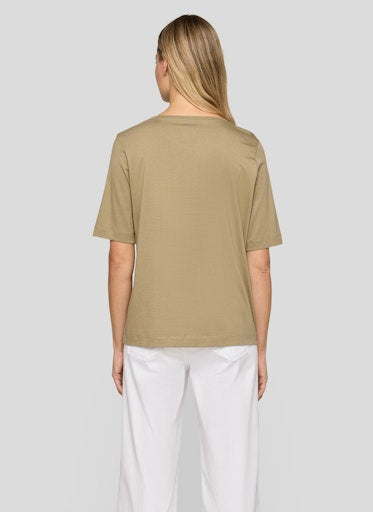 T-shirts korte mouw groen Rabe