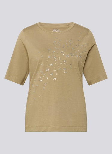 T-shirts korte mouw groen Rabe