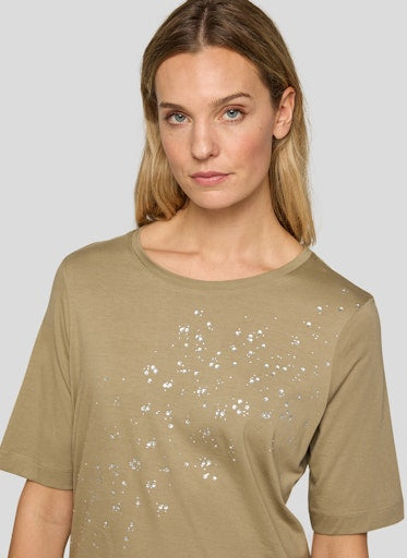 T-shirts korte mouw groen Rabe