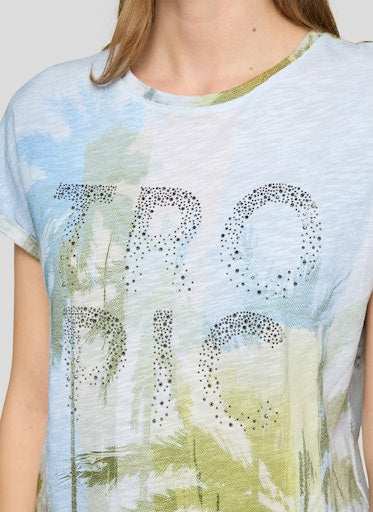 T-shirts korte mouw blauw Rabe