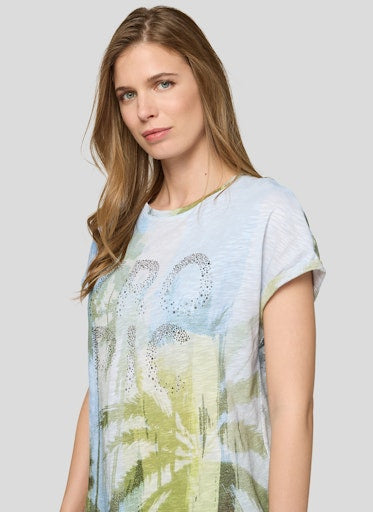 T-shirts korte mouw blauw Rabe