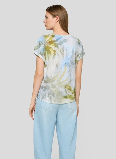 T-shirts korte mouw blauw Rabe