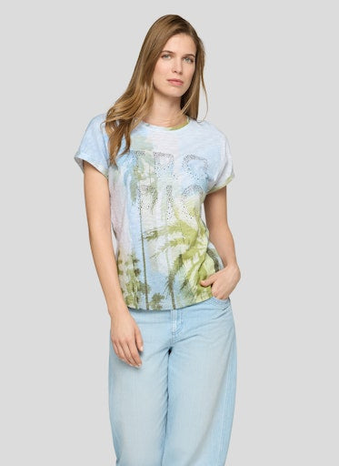 T-shirts korte mouw blauw Rabe